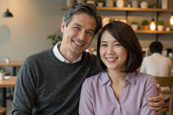 Thomas and Suki couple photo - British man and Thai woman real love story